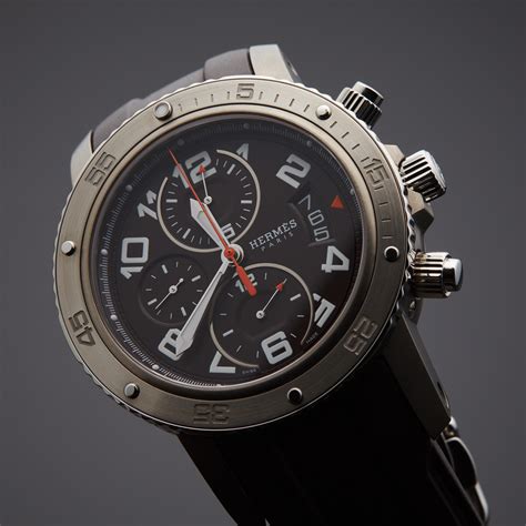 hermes clipper watch new|hermes clipper chronograph watch prices.